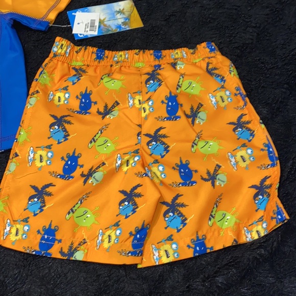 18m Swim bathing suit, swim suit set, boys bathing suit,2 pieces,swim trunks - Picture 5 of 15